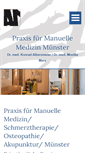 Mobile Screenshot of praxis-albersmeier-marx.de